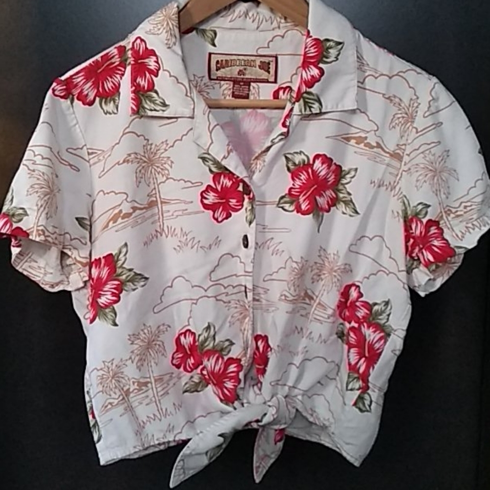 Crop Top Hawaiian Shirt